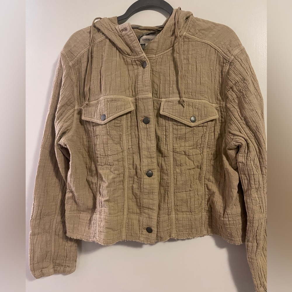 EVEREVE Laine Gauze Shacket - Picture 2 of 5